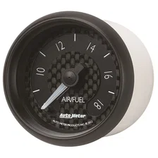 GAUGE; AIR/FUEL RATIO-WIDEBAND; ANALOG; 2 1/16in.; 8:1-18:1; STEPPER MOTOR; GT image 2
