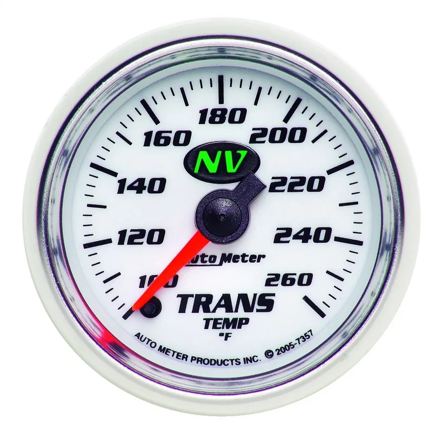 GAUGE; TRANSMISSION TEMP; 2 1/16in.; 100-260deg.F; DIGITAL STEPPER MOTOR; NV