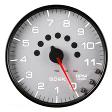 GAUGE; TACHOMETER; 5in.; 11K RPM; W/SHIFT LIGHT/PEAK MEM; WHITE/BLACK; SPEK-PRO image 7