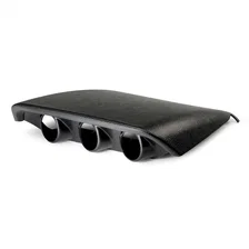 GAUGE MOUNT; DASH TOP; TRIPLE; 2 1/16in.; BLACK; FORD MUSTANG 05-09 S197 image 1
