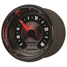 GAUGE; VAC/BOOST; 2 1/16in.; 30INHG-30PSI; DIGITAL STEPPER MOTOR; AMER. MUSCLE image 2