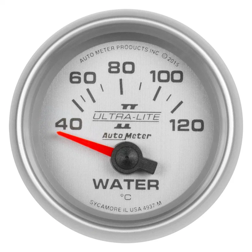 GAUGE; WATER TEMP; 2 1/16in.; 40-120deg.C; ELECTRIC; ULTRA-LITE II