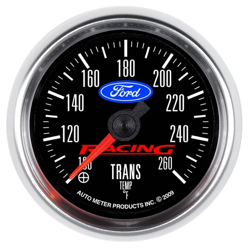 GAUGE; TRANS TEMP; 2 1/16in.; 100-260deg.F; DIGITAL STEPPER MOTOR; FORD RACING