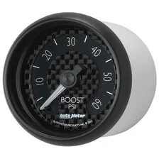 GAUGE; BOOST; 2 1/16in.; 60PSI; MECHANICAL; GT image 2