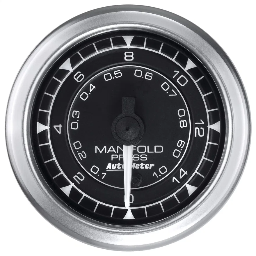 GAUGE; MANIFOLD PRESSURE; 2 1/16in.; 15PSI; DIGITAL STEPPER MOTOR; CHRONO