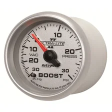 GAUGE; VAC/BOOST; 2 1/16in.; 30INHG-30PSI; MECHANICAL; ULTRA-LITE II image 2