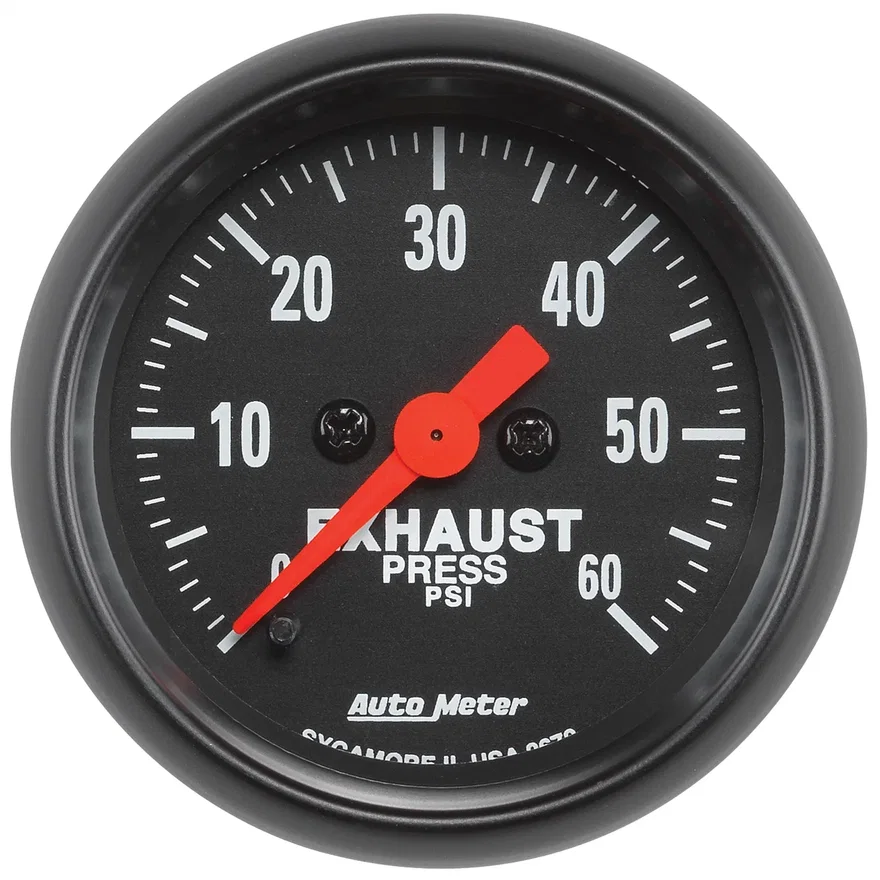 GAUGE; EXHAUST PRESS; 2 1/16in.; 60PSI; DIGITAL STEPPER MOTOR; Z-SERIES