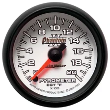 GAUGE; PYROMETER (EGT); 2 1/16in.; 2000deg.F; DIGITAL STEPPER MOTOR; PHANTOM II image 2