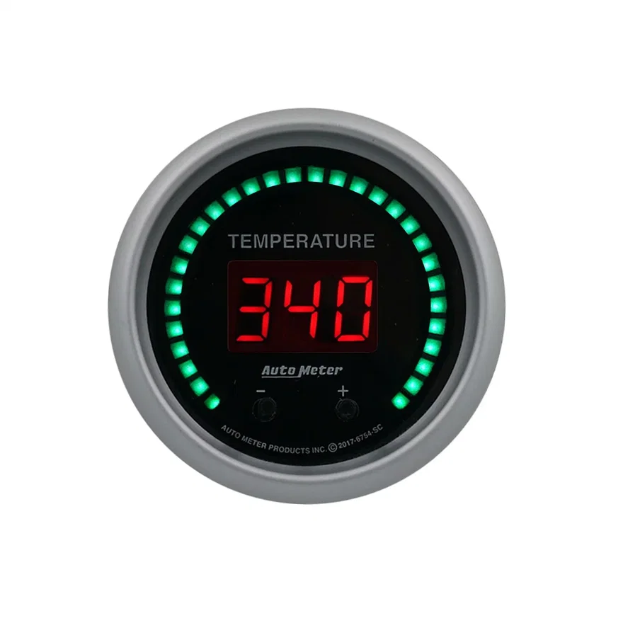 GAUGE; FLUID TEMPERATURE; 2 1/16in.; 2 CHAN; SELECTABLE; SPORT-COMP ELITE DIGITA