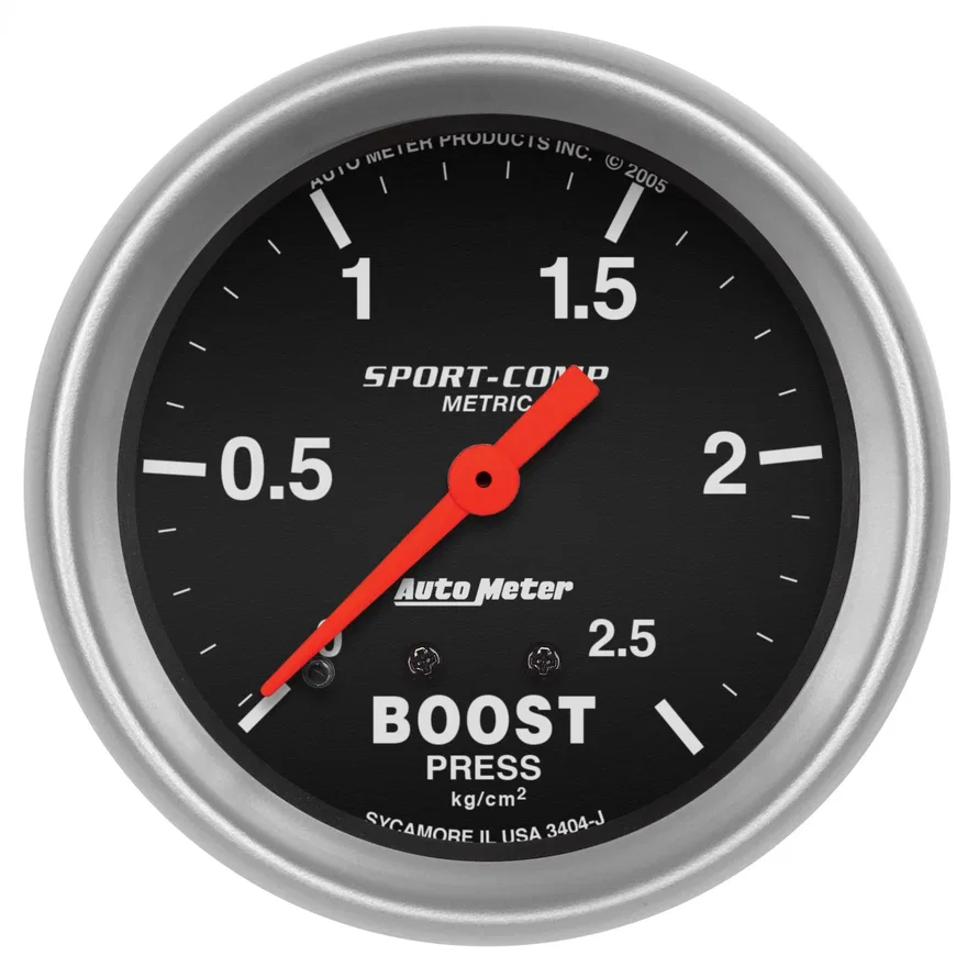 GAUGE; BOOST; 2 5/8in.; 2.5KG/CM2; MECHANICAL; SPORT-COMP