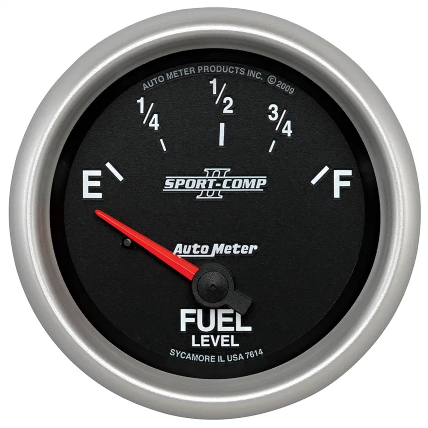 GAUGE; FUEL LEVEL; 2 5/8in.; 0OE TO 90OF; ELEC; SPORT-COMP II