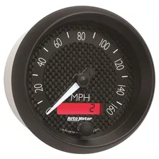 GAUGE; SPEEDOMETER; 3 3/8in.; 160MPH; ELEC. PROGRAMMABLE; GT image 5