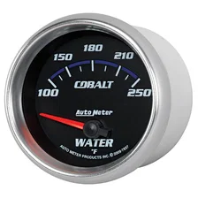 GAUGE; WATER TEMP; 2 5/8in.; 100-250deg.F; ELECTRIC; COBALT image 2