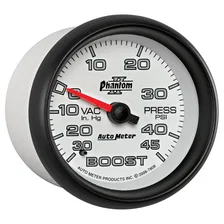 GAUGE; VAC/BOOST; 2 5/8in.; 30INHG-45PSI; MECHANICAL; PHANTOM II image 5