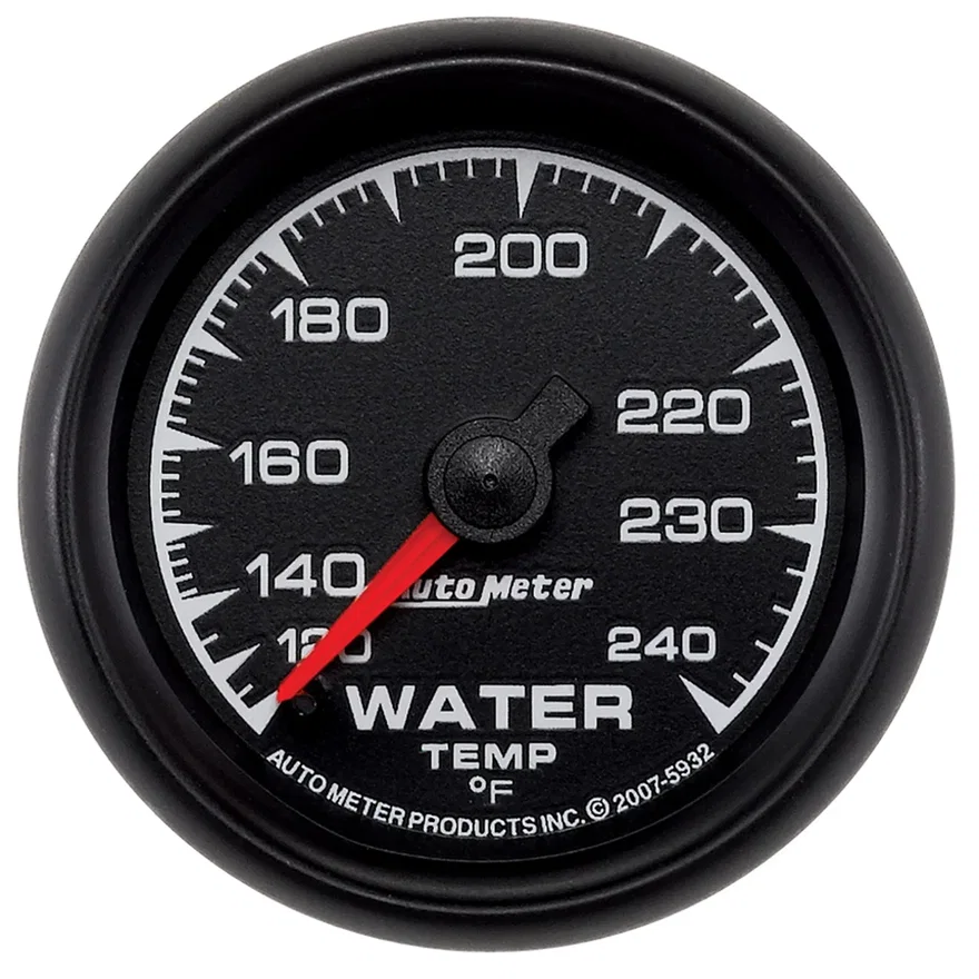 GAUGE; WATER TEMP; 2 1/16in.; 120-240deg.F; MECHANICAL; ES