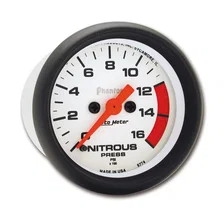 GAUGE; NITROUS PRESSURE; 2 1/16in.; 1600PSI; DIGITAL STEPPER MOTOR; PHANTOM image 2