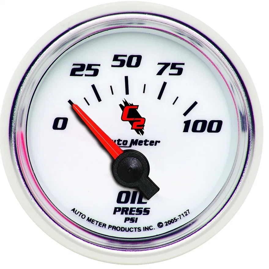GAUGE; OIL PRESSURE; 2 1/16in.; 100PSI; ELECTRIC; C2