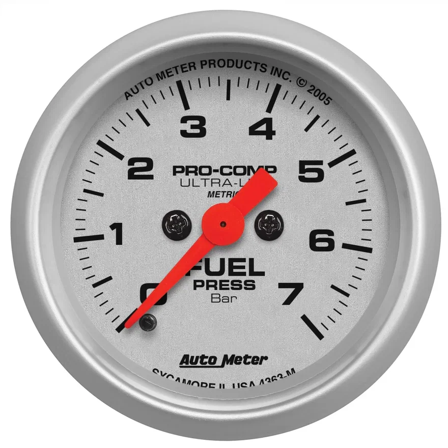 GAUGE; FUEL PRESSURE; 2 1/16in.; 7 BAR; ELECTRIC; ULTRA-LITE