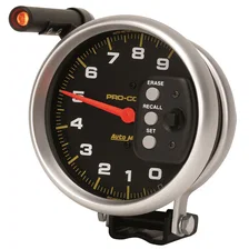 GAUGE; TACH; 5in.; 9K RPM; PEDESTAL W/QUICK LITE/PEAK MEMORY; PRO-COMP image 3