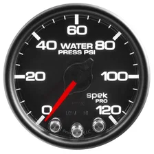 GAUGE; WATER PRESS; 2 1/16in.; 120PSI; STEPPER MOTOR W/PEAK/WARN; BLK/BLK; SPEK image 2