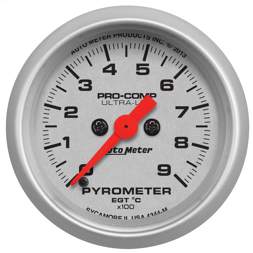 GAUGE; PYROMETER (EGT); 2 1/16in.; 900deg.C; DIGITAL STEPPER MOTOR; ULTRA-LITE