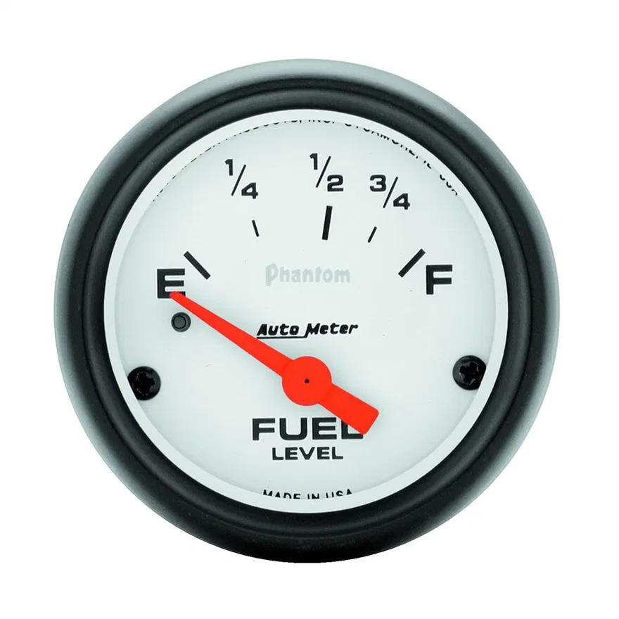 GAUGE; FUEL LEVEL; 2 1/16in.; 73OE TO 10OF; ELEC; PHANTOM