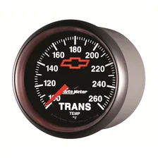 GAUGE; TRANS. TEMP; 2 1/16in.; 100-260deg.F; DIGITAL STEPPER MOTOR; CHEVY RED BO image 2