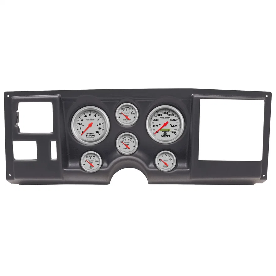 DIRECT FIT DASH KIT; (3 3/8in. X2; 2 1/16in. X4); CHEVY/GMC TRUCK 88-94; ULTRA-L