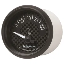 GAUGE; OIL PRESS; 2 1/16in.; 100PSI; ELEC; GT image 2