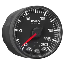 GAUGE; PYRO. (EGT); 2 1/16in.; 2000deg.F; STEPPER MOTOR W/PEAK/WARN; BLK/BLK; SP image 6