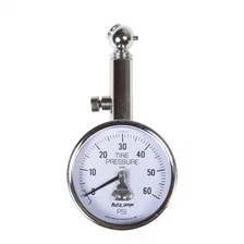GAUGE; TIRE PRESSURE; ANALOG; 60PSI; WHITE DIAL; W/PEAK HOLD; AUTOGAGE image 2