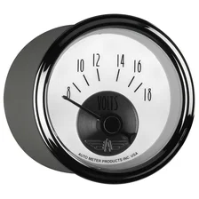 GAUGE; VOLTMETER; 2 1/16in.; 18V; ELEC; PRESTIGE PEARL image 6
