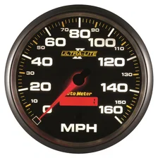 GAUGE; SPEEDOMETER; 5in.; 160MPH; ELEC. PROGRAMMABLE; ULTRA-LITE II image 4