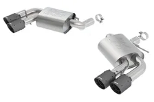With Dual Mode Exhaust (NPP) Axle-Back Exhaust System ATAK for 2016-2023 Chevrolet Camaro SS image 1