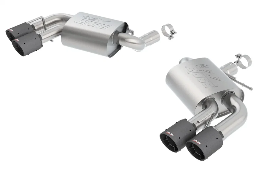 With Dual Mode Exhaust (NPP) Axle-Back Exhaust System ATAK for 2016-2023 Chevrolet Camaro SS