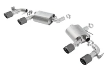 With Dual Mode Exhaust (NPP) Axle-Back Exhaust System ATAK for 2016-2023 Chevrolet Camaro SS image 1