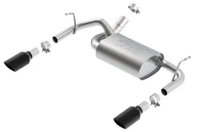 Axle-Back Exhaust System ATAK for 2012-2018 Jeep Wrangler JK/ JKU image 1