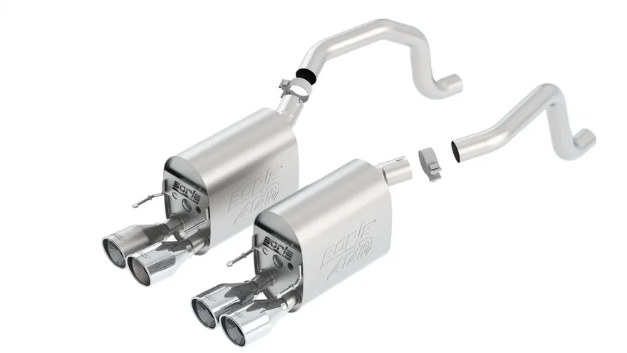 Axle-Back Exhaust System ATAK for 2009-2013 Chevrolet Corvette C6
