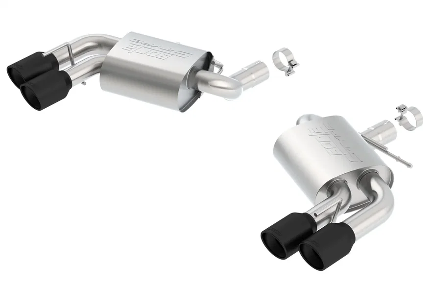 With Dual Tips Axle-Back Exhaust System S-Type for 2016-2023 Chevrolet Camaro SS