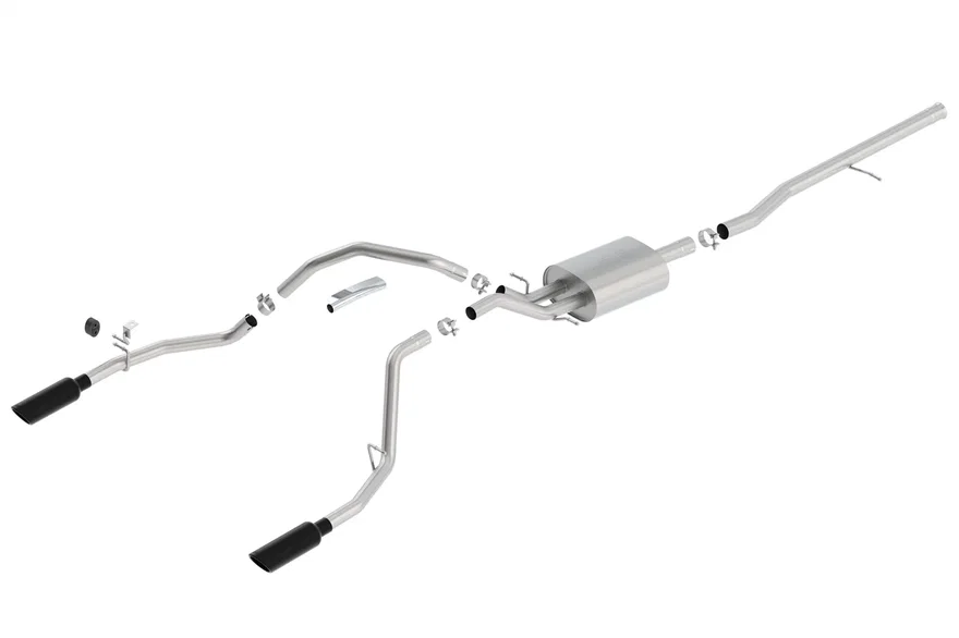 Cat-Back Exhaust System S-Type for 2014-2019 Chevrolet Silverado 1500/ GMC Sierra 1500