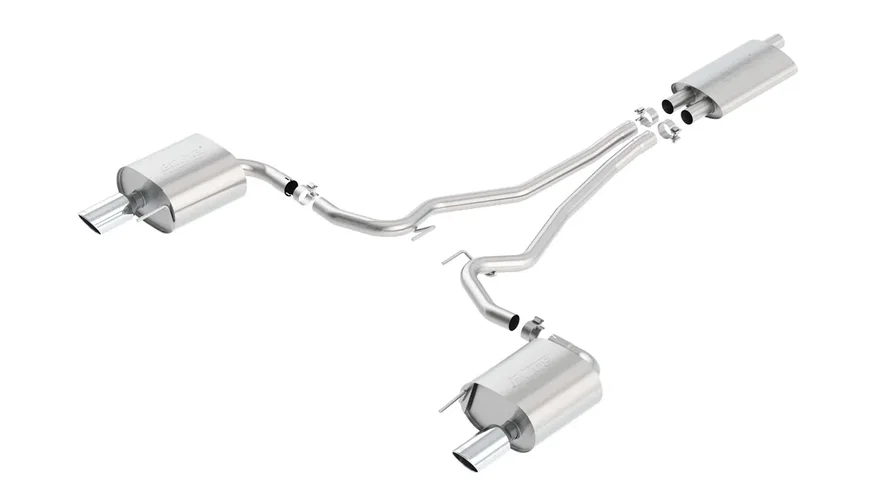 Cat-Back Exhaust System EC-Type Approved Touring for 2015-2019 Ford Mustang 2.3L EcoBoost