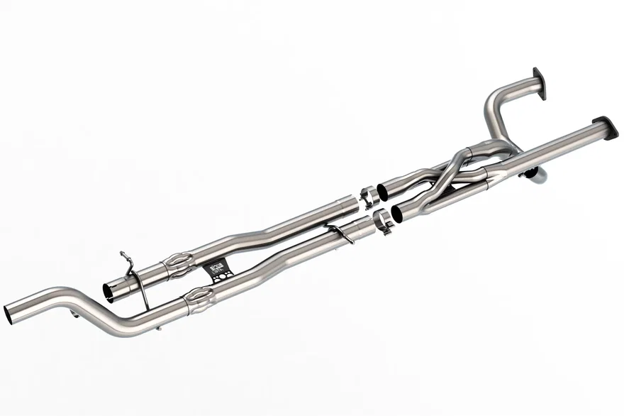 X-Pipe With Mid-Pipes for 2021-2024 Ram 1500 TRX