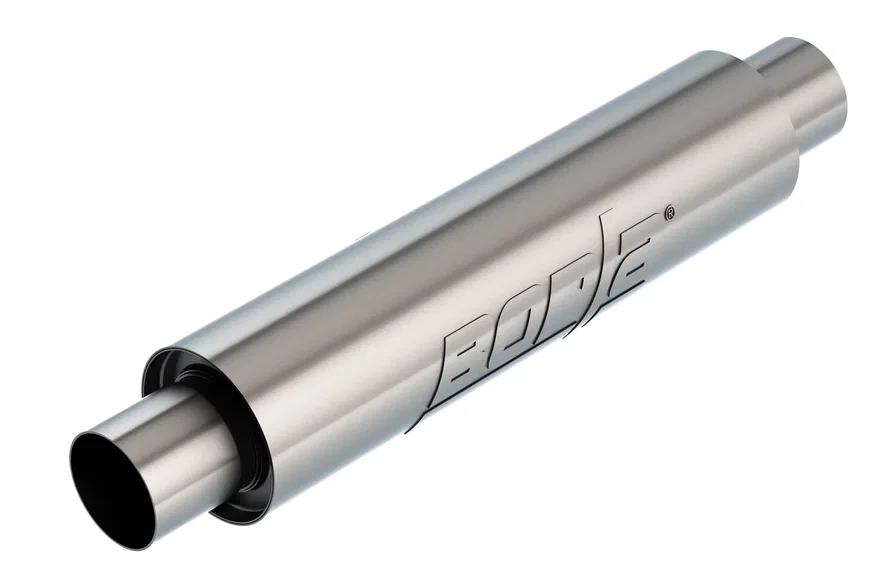 XR-1 Multi-Core Racing Muffler 2.5in Center Inlet/ 2.5in Center Outlet 4in Round x 16in Long Body