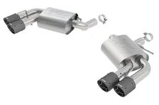 With Dual Mode Exhaust (NPP) Axle-Back Exhaust System ATAK for 2016-2023 Chevrolet Camaro SS image 1