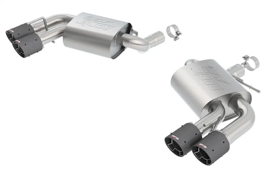 With Dual Mode Exhaust (NPP) Axle-Back Exhaust System ATAK for 2016-2023 Chevrolet Camaro SS