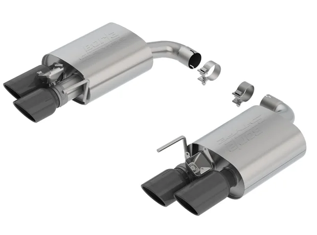 With Active Exhaust Valve Axle-Back Exhaust System S-Type for 2018-2021 Ford Mustang GT