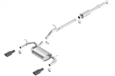 Cat-Back Exhaust System Touring for 2012-2018 Jeep Wrangler JKU image 1