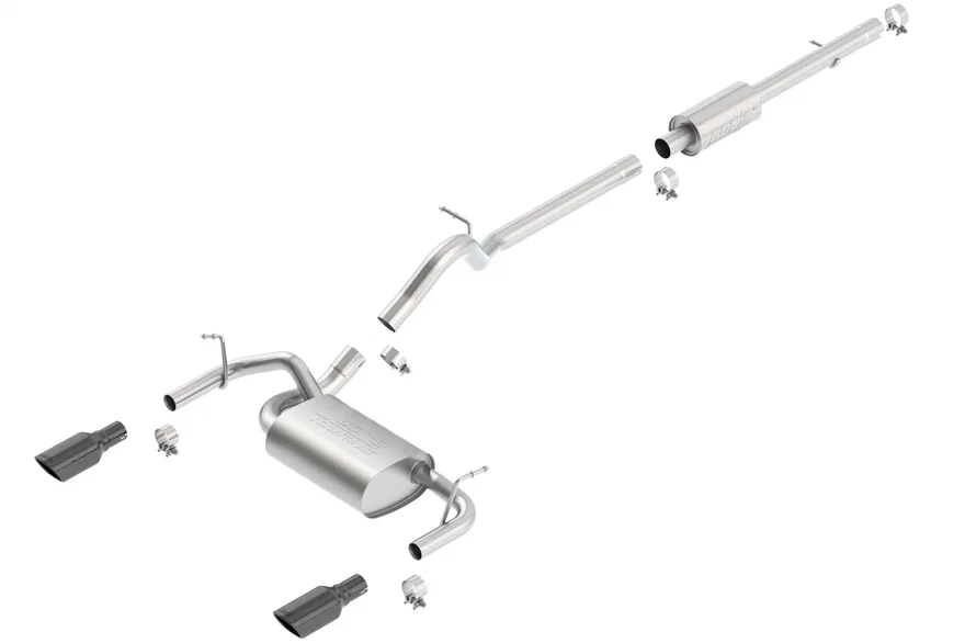 Cat-Back Exhaust System Touring for 2012-2018 Jeep Wrangler JKU
