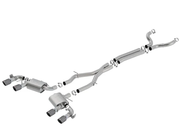 in. Cat-Back Exhaust System ATAK for 2017-2023 Chevrolet Camaro ZL1 3
