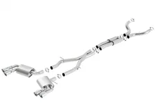 in. With Dual Tips Cat-Back Exhaust System S-Type for 2016-2023 Chevrolet Camaro SS 3 image 1